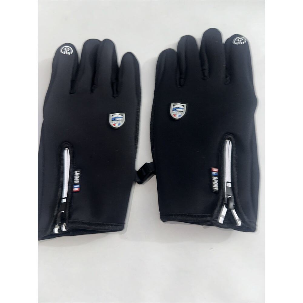 BL Sport winter windproof men's gloves, touch screen capabilities Medium